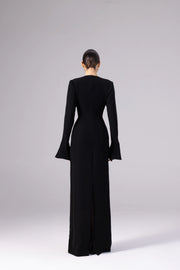 SCARLET DRESS IN BLACK
